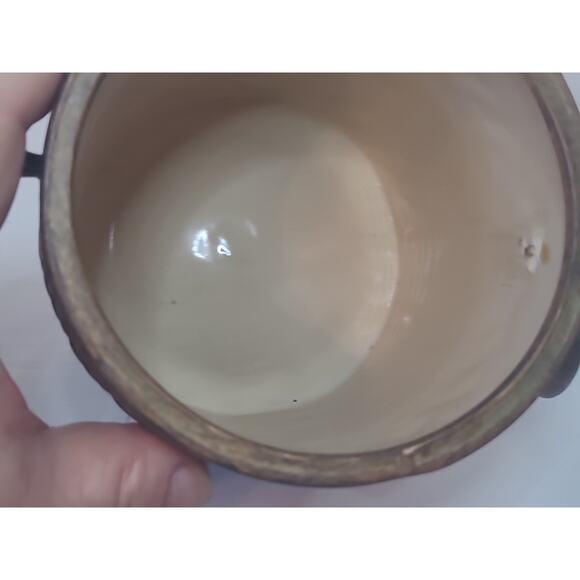 Uttermost Famous Pottery Hand Crafted Vintage Canister Jar Pot With Lid Retired - Picture 9 of 16